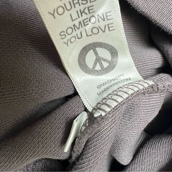 Madhappy Inside Out Cropped Sweatshirt Grey Small NEW - Picture 6 of 8